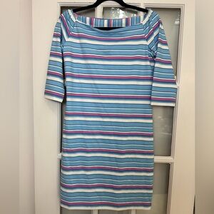 Sailor-Sailor Nautical Yacht Club Beach Marina Coastal Shift Dress Size XS